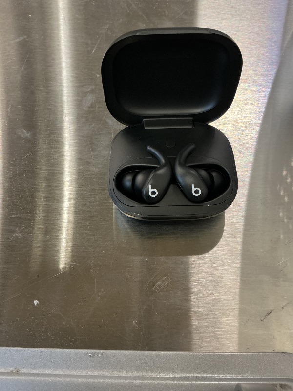Photo 1 of Beats Powerbeats Fit Wireless Noise-Cancelling Earbuds - Jet Black