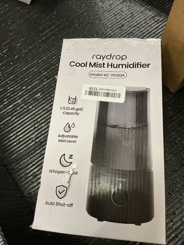 Photo 1 of raydrop 1.70L Cool Mist Humidifier