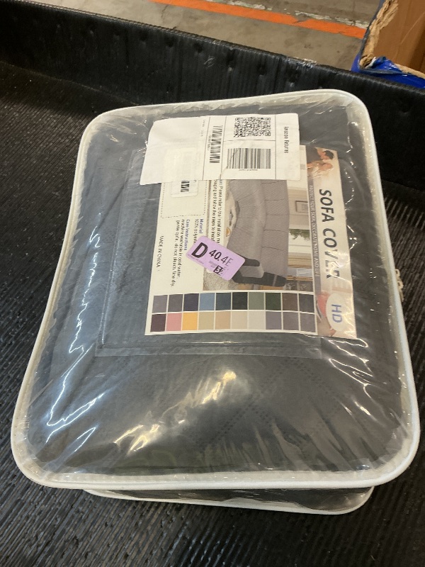 View 2 of HDCAXKJ Reclining Sectional Couch Covers (XL 5 Seat, Charcoal Gray)