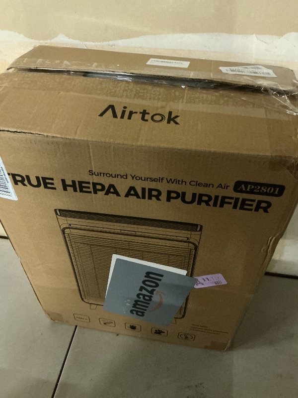 Photo 1 of AIRTOK Air Purifier for Large Rooms - White