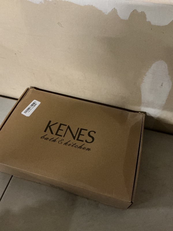Photo 1 of KENES Matte Black Pull Down Widespread Bathroom Faucet
