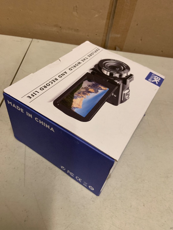 Photo 1 of Maenlans 8K Camcorder, 48MP Vlogging Camera with IR Night Vision