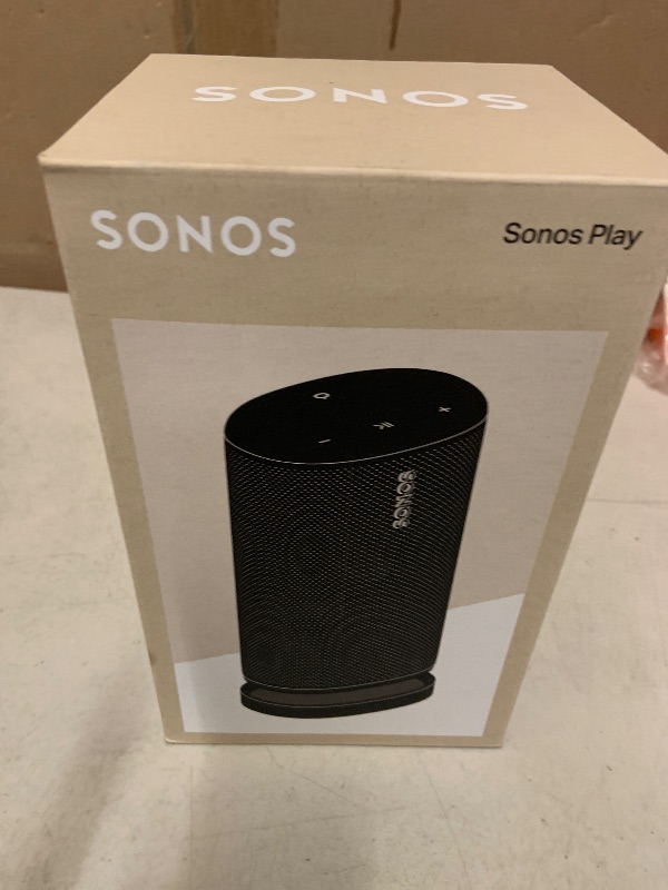 Photo 1 of Sonos Play Portable WiFi and Bluetooth Speaker - Black
