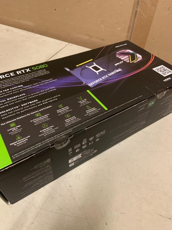 Photo 1 of PNY NVIDIA GeForce RTX™ 5080 Epic-X RGB™ OC Triple-Fan Graphics Card