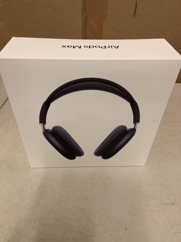 Photo 1 of Apple AirPods Max Wireless Over-Ear Headphones, Pro-Level Active Noise Cancellation, Transparency Mode, Personalized Spatial Audio, USB-C Charging, Bluetooth Headphones for iPhone - Midnight