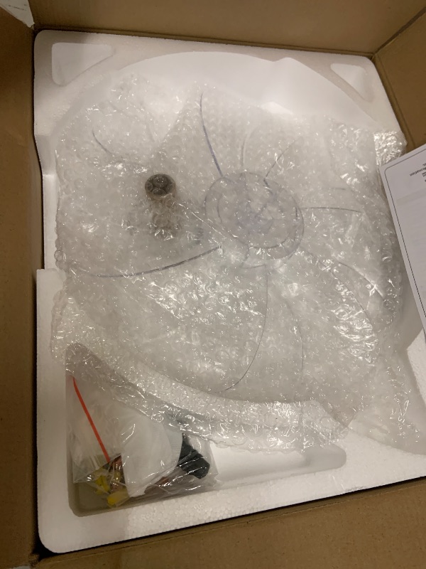 Photo 1 of LEDIARY 20" Ceiling Fan with Light and Remote - White