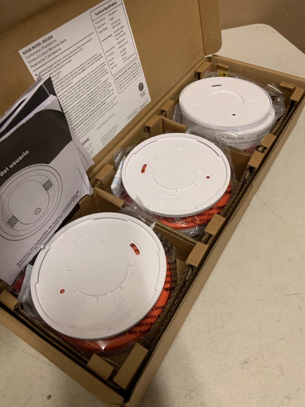 Photo 1 of Kidde 3-Pack Smoke & Carbon Monoxide Detector