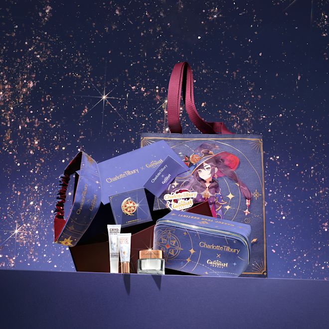 Photo 1 of Charlotte Tilbury x Genshin Impact limited-edition, collectable beauty box 
STARRY MIRACLE SKINCARE KIT