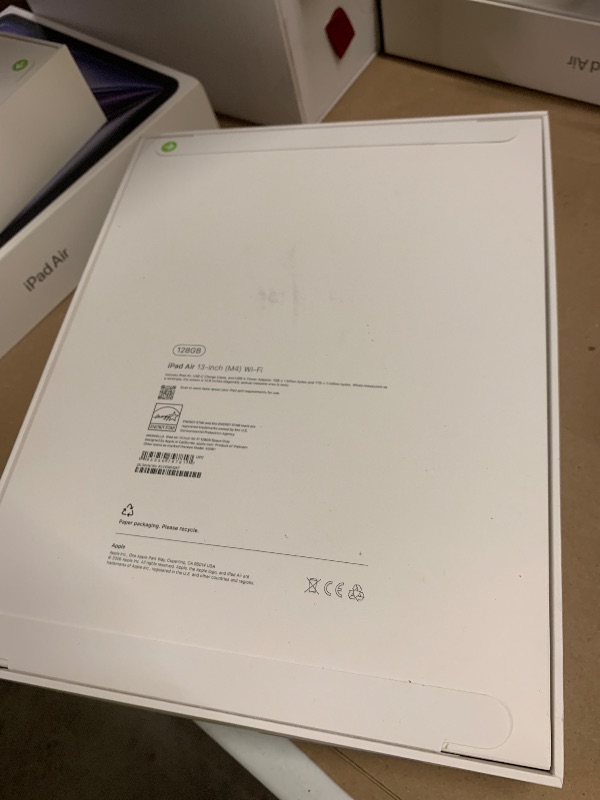 View 3 of Apple iPad Air 13-inch (M4): Liquid Retina Display, 128GB, 12MP Front/Back Camera, Wi-Fi 7 with Apple N1, Touch ID, All-Day Battery Life — Space Gray