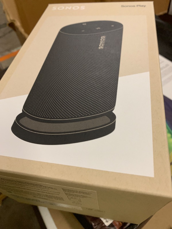 View 4 of Sonos Play Portable WiFi and Bluetooth Speaker - Black