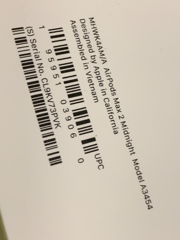 Photo 1 of Apple AirPods Max 2 Wireless Over-Ear Headphones – Midnight