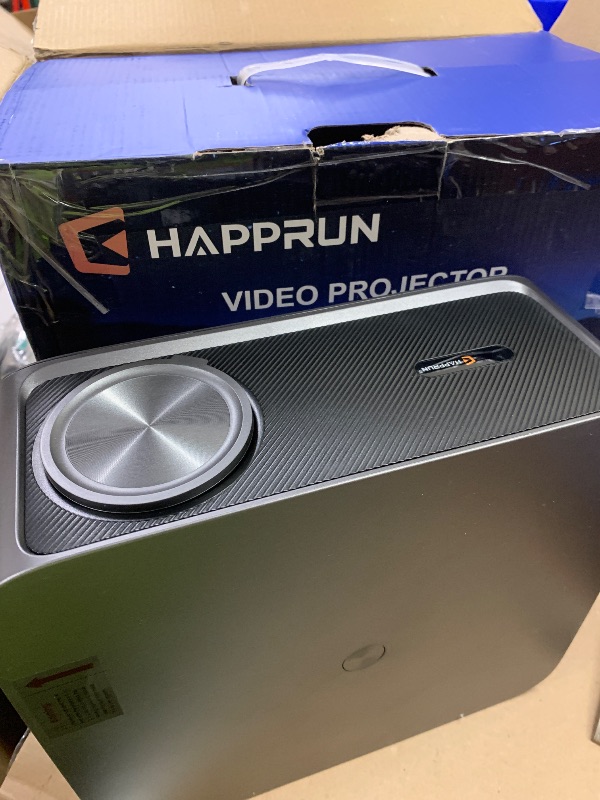 Photo 1 of HAPPRUN Outdoor Projector | 3000 ANSI Lumens | Built-in Apps