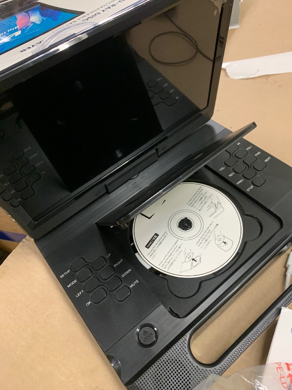 Photo 1 of FANGOR 13.3" Portable Blu-ray Player, 12" FHD Rotating Screen
