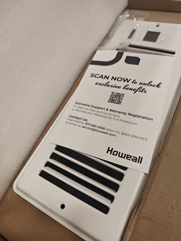 Photo 1 of Howeall Smart Register Booster Fan for 4" x 12" Vents
