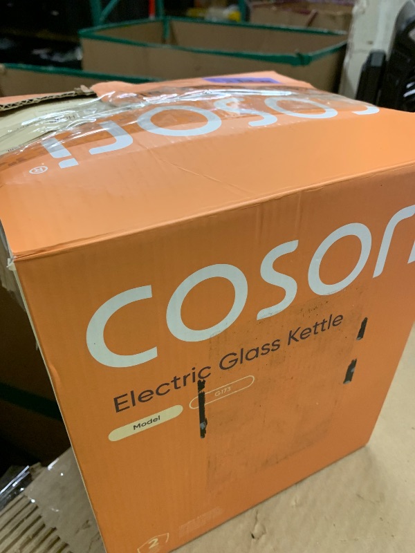 Photo 1 of Cosori Electric Kettle - 1.7L, Black, No Plastic Contact