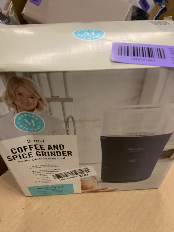 Photo 1 of Martha Stewart 2-in-1 Coffee & Spice Grinder
