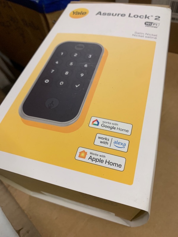 Photo 1 of Yale Assure Lock 2 Smart Keypad Deadbolt with Wi-Fi, Satin Nickel