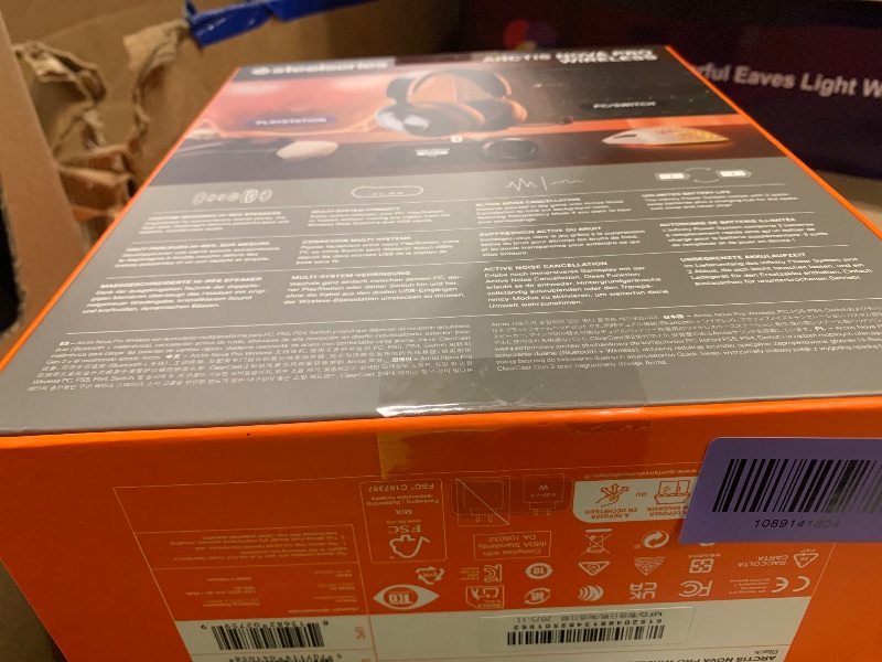 Photo 1 of SteelSeries Arctis Nova Pro Wireless Multi-System Gaming Headset - Premium Hi-Fi Drivers - Active Noise Cancellation - Infinity Power System - ClearCast Gen 2 Mic - PC, PS5, PS4, Switch, Mobile