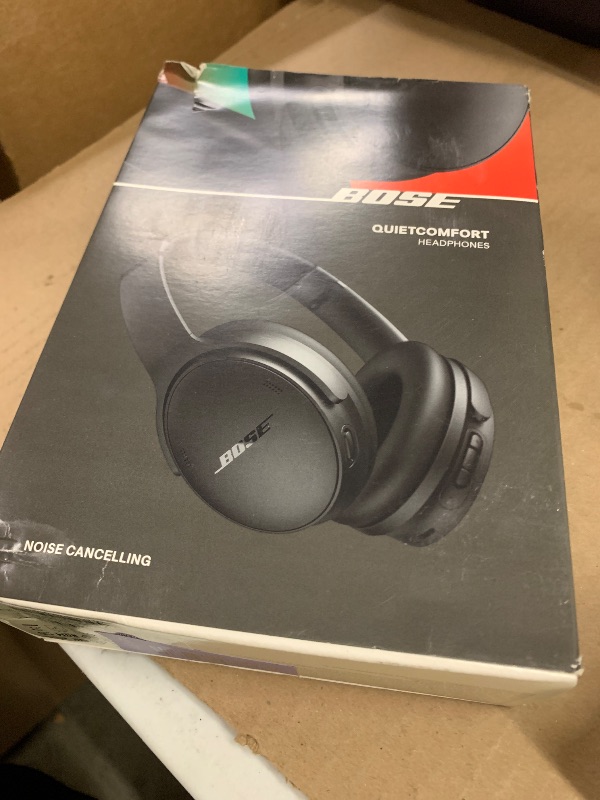 Photo 1 of Bose QuietComfort Headphones - Wireless Bluetooth Headphones, Active Over Ear Noise Cancelling and Mic, USB-C Charging, Deep Bass, Up to 24 Hours of Playtime, Black