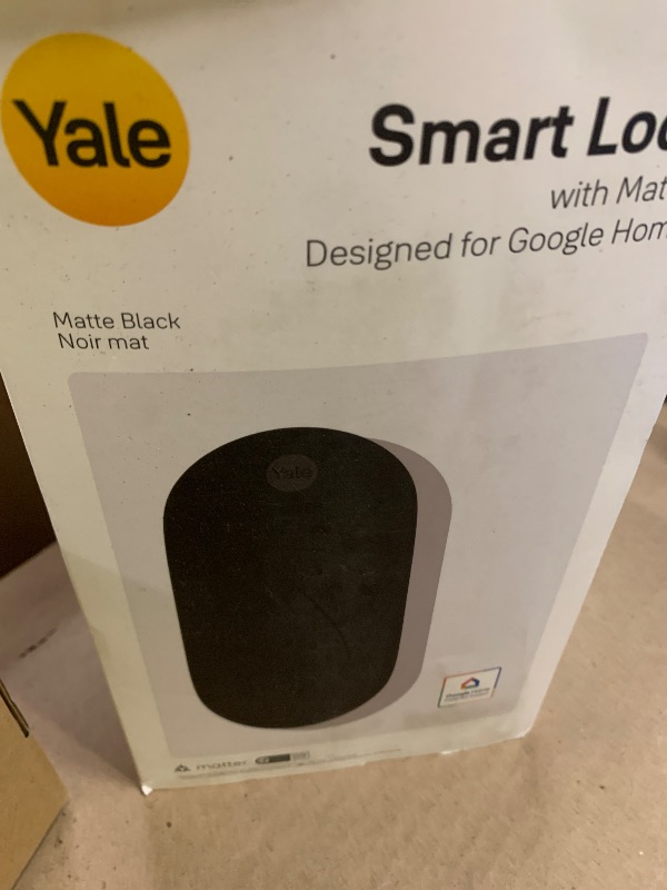 Photo 1 of Yale Keyed Smart Lock with Google Matter, Matte Black