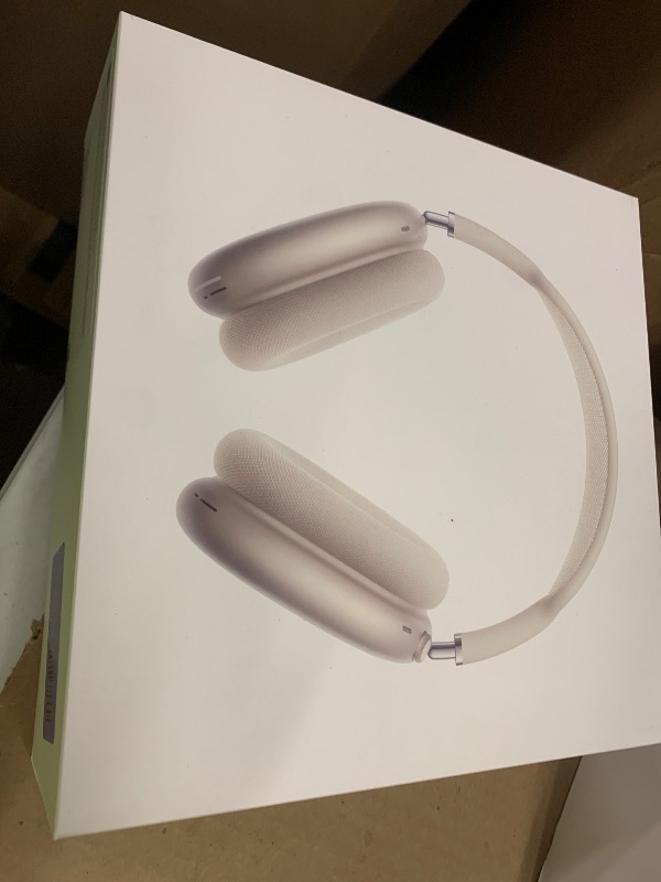 Photo 1 of Apple AirPods Max 2 Wireless Over-Ear Headphones, Active Noise Cancellation, Adaptive Audio, Personalized Spatial Audio, Live Translation, Bluetooth Headphones for iPhone – Starlight