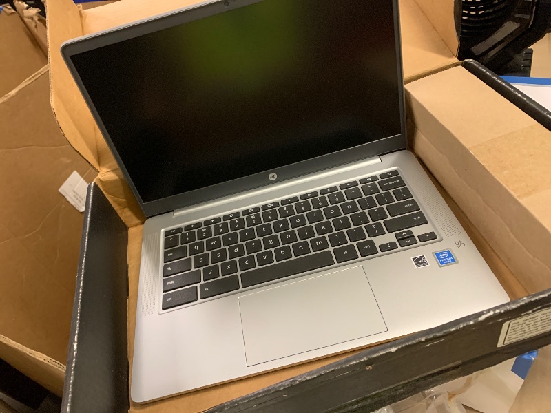 Photo 1 of 2020 Flagship HP 14 Chromebook Laptop Computer 14" HD SVA Anti-Glare Display Intel Celeron N5000 Processor 4GB DDR4 64GB eMMC Backlit WiFi Webcam Chrome OS