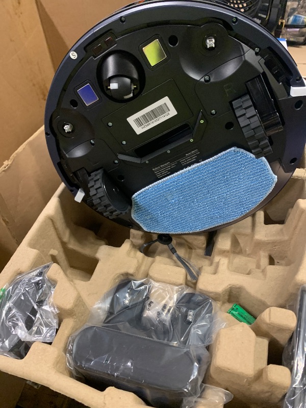 Photo 1 of Robot Vacuum and Mop Combo, 2 in 1 Robot Vacuum Cleaner with WiFi/App, Smart Robotic Vacuums with Strong Suction, Schedule, Self-Charging, Slim, Quiet, Ideal for Hard Floor, Pet Hair, Low Pile Carpet