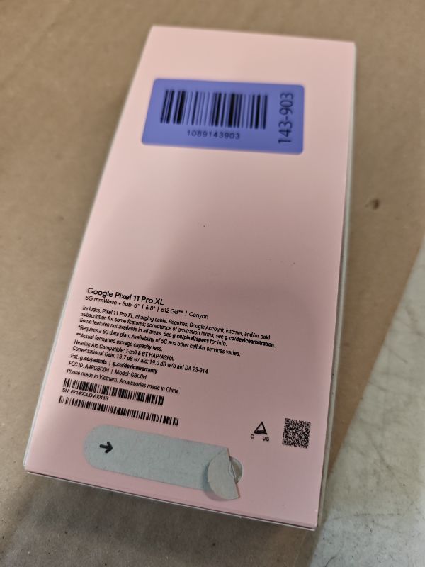 View 2 of Google Pixel 11 Pro XL - Unlocked Smartphone, Gemini - 512 GB - Canyon