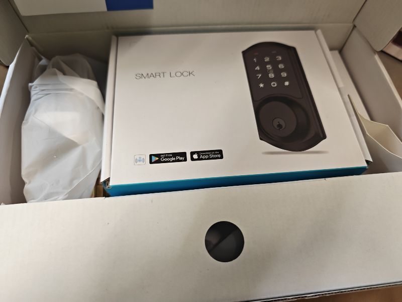 Photo 1 of Veise VE06-H Smart Lock Handle Set, Matte Black