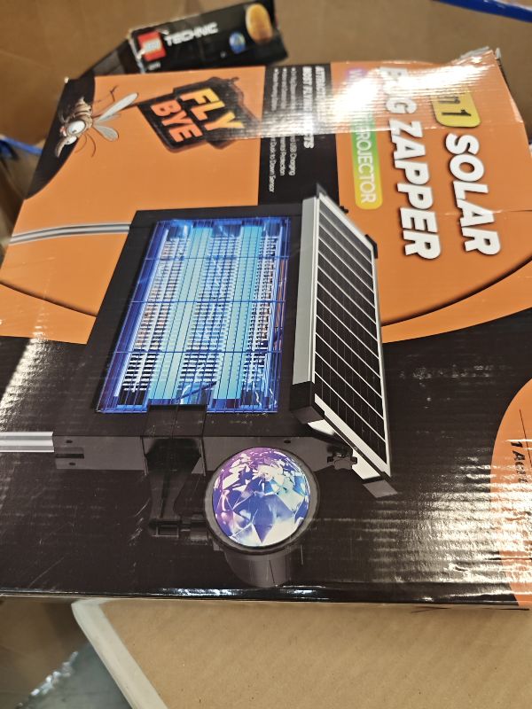 Photo 1 of 2?in?1 Solar Bug Zapper Outdoor, Electric Mosquito Killer Insect Trap