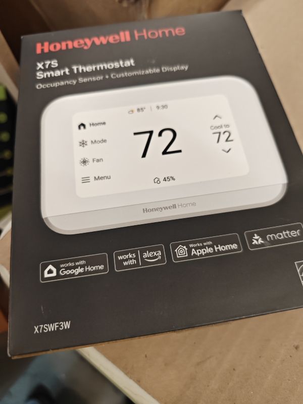 Photo 1 of Honeywell Home X7S Smart Wi-Fi Programmable Thermostat, White