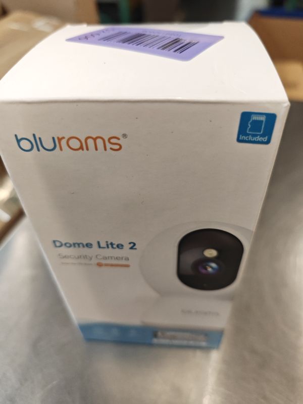 View 2 of blurams Security Camera 2K, Baby Monitor Dog Camera 360-degree for Home Security (White + 64GB TF Card)