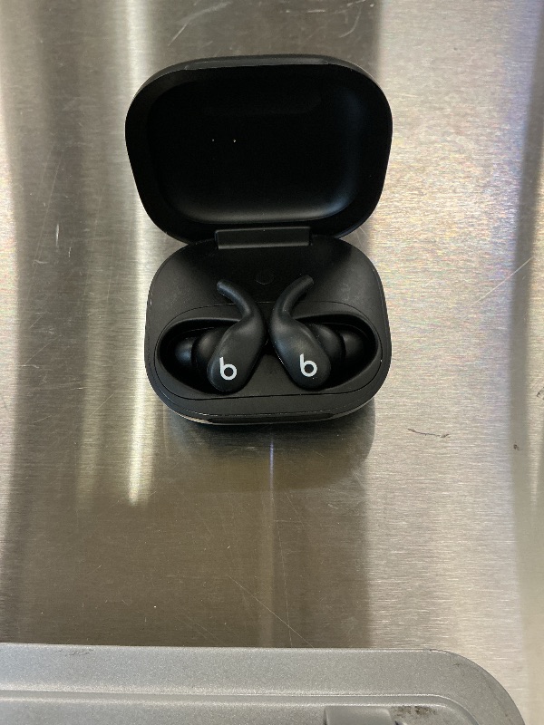 Photo 1 of Beats Powerbeats Fit Wireless Noise-Cancelling Earbuds - Jet Black