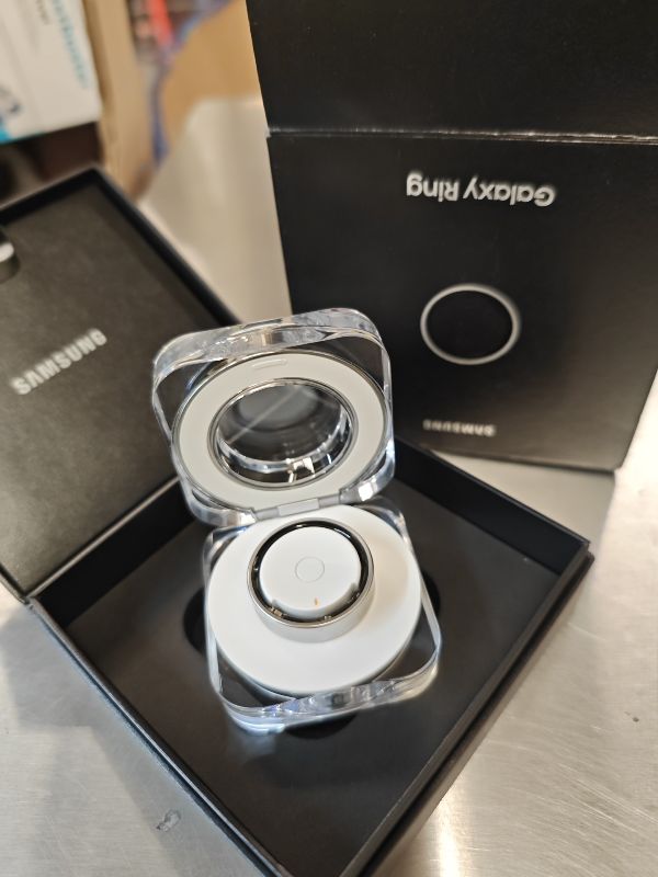 Photo 1 of Samsung Galaxy Ring Smart Ring Size 13 Titanium Silver