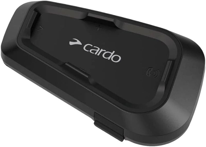 Photo 1 of Cardo Systems Spirit Motorcycle Bluetooth Communication Headset - Black, Dual Pack