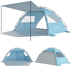 Photo 1 of Elegear
CumbreX™ Beach Tent Sun Shelter with Canopy, 4-5 Person, Sky Blue