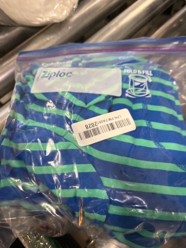 View 2 of Yeapeeto Dog Recovery Suit - Bodysuit for Large Dogs - Blue Green