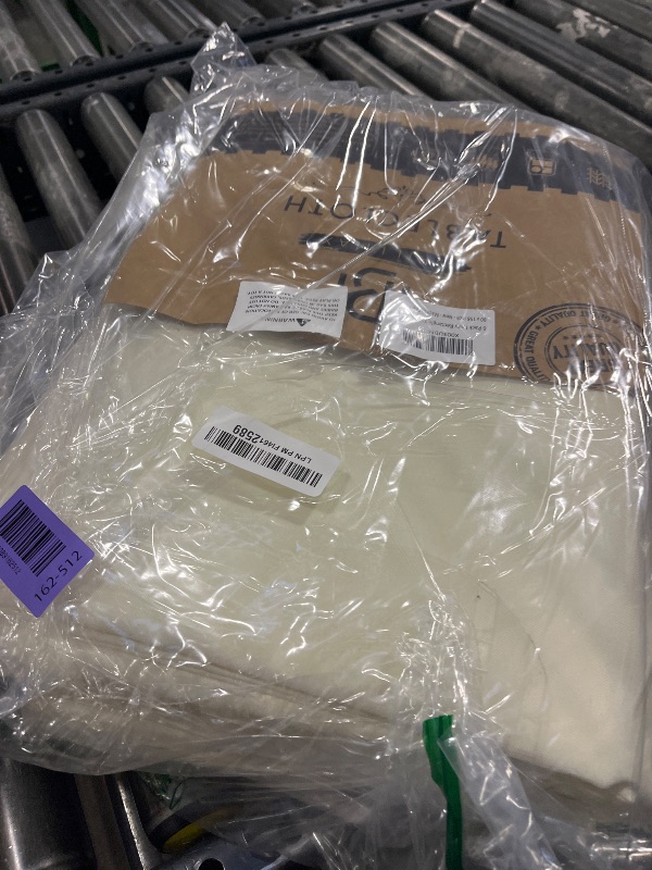 Photo 1 of BRILLMAX Tablecloths 6 Pack Ivory 90x156 Inch