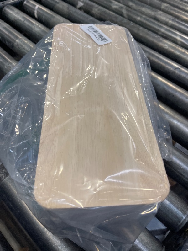 Photo 1 of Baskiss Cable Management Box Wood Lid White