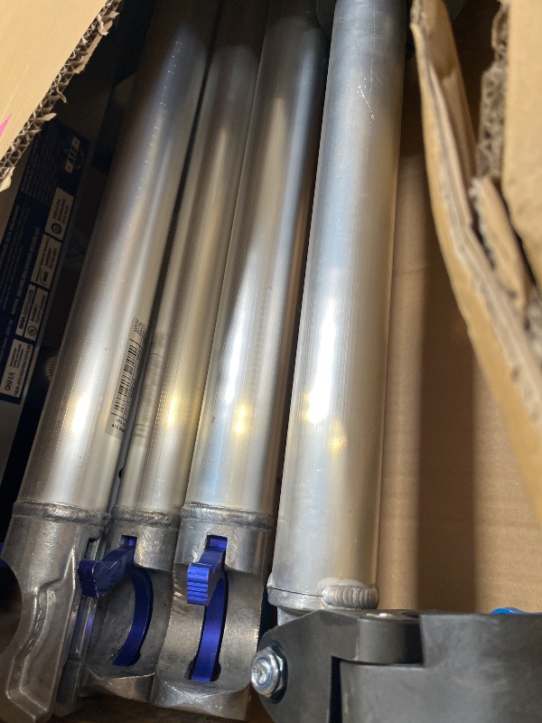 Photo 1 of ASC Group A-Line Aluminum Scaffold Advanced | Stackable Folding Tower with Hatch | Stacked Load Capacity of 1000 lbs | 8'8" Stacked Platform Height - 16'4" Working Height | Multipurpose Scaffolding