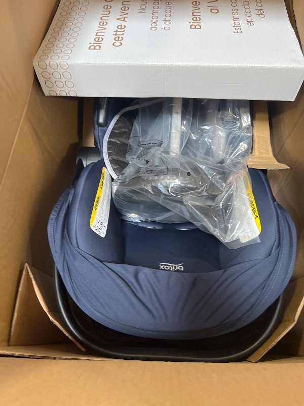 Photo 1 of Britax Willow Brook Travel System With Aspen Base — Navy Glacier