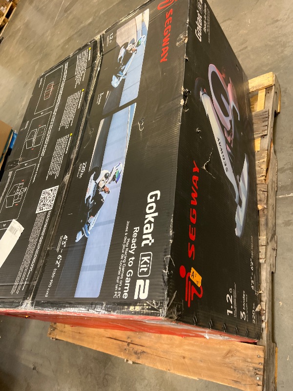 Photo 1 of Segway Gokart Kit2 - Immersive Electric Go-Kart Racing Experience with 360 Haptic Feedback, Auto-Centering Steering, Adjustable Chassis | Compatible with Ninebot S, S2, and S Max (Sold Separately)