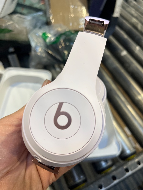 View 2 of Beats Solo 4 Wireless On-Ear Bluetooth Headphones - Cloud Pink