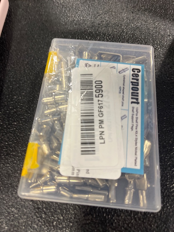 View 2 of Cerpourt 104-Piece Shelf Pins Kit