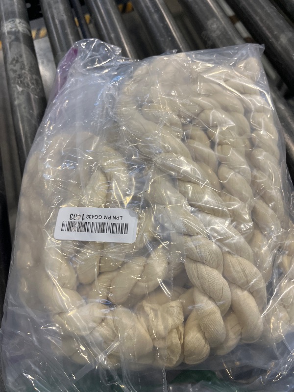 Photo 1 of RealBox 12 Pack Ivory Cheesecloth Table Runners 17"x108"