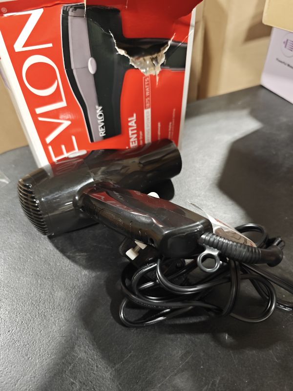 Photo 1 of Revlon Compact Hair Dryer - 1875W, Black