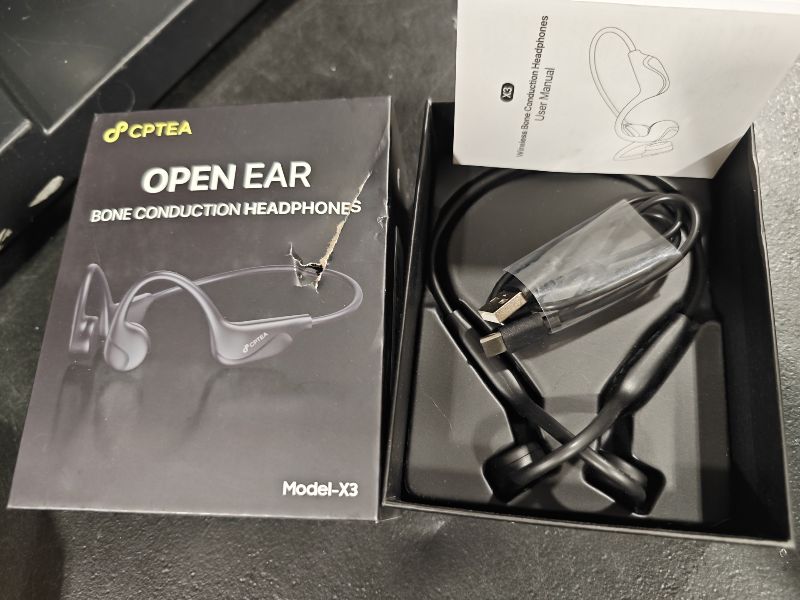 Photo 1 of CPTEA Bone Conduction Headphones, Open Ear Buds