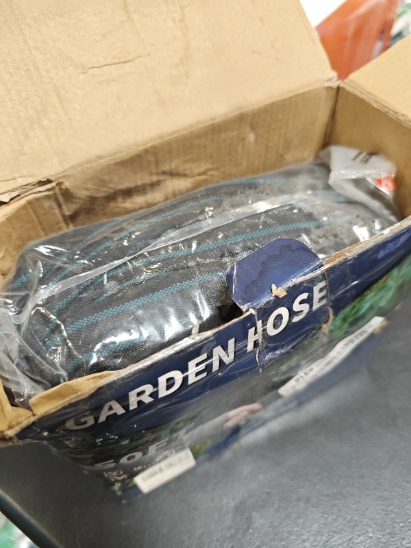 View 2 of Hepciee Garden Hose 50ft Black