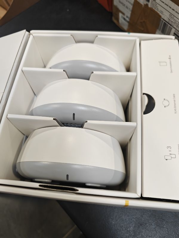 Photo 1 of TP-Link Deco BE23 BE3600 WiFi 7 Mesh System (3-Pack)