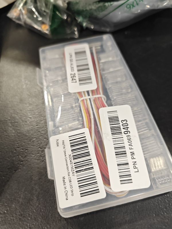View 2 of PAUTIX 3-Pin 10mm COB LED Strip Light Connectors